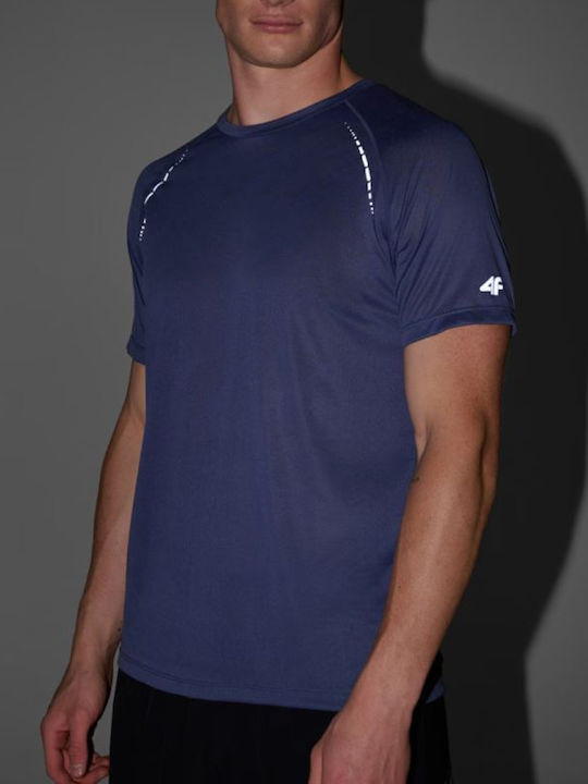Functional Αθλητικό T-shirt Μπλε