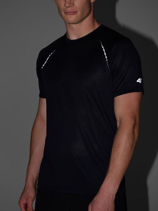 Functional Αθλητικό T-shirt Μαυρο