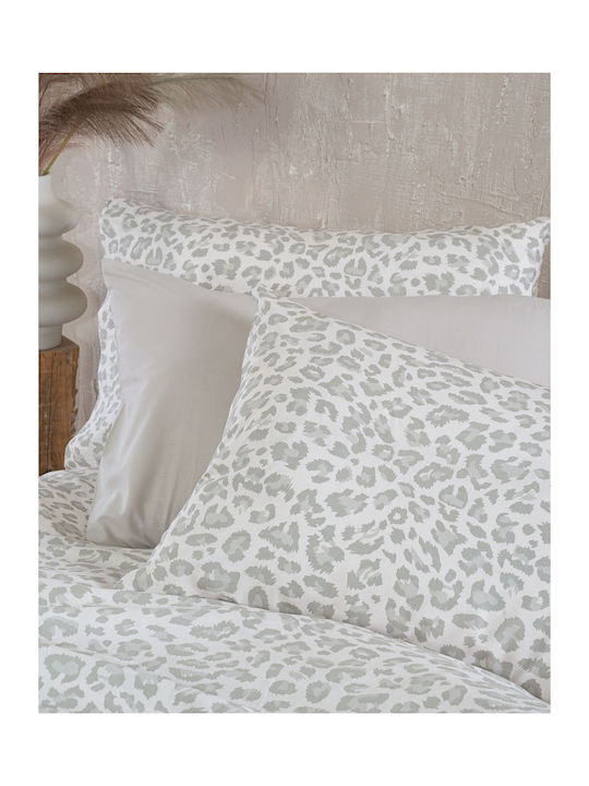 Rythmos Nala Super-Double Bed Sheet Set With 2 Pillowcases Fitted 160x260+25cm Beige 4 Pieces