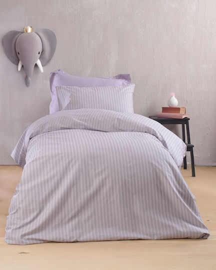 Rythmos Bettwäsche-Set King Size 270x290cm. Diva Purple 4Stück