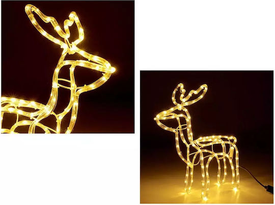 Verk Group Rentier Weihnachten 216 LED & Bewegender Kopf – Metallkonstruktion