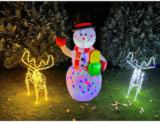 Verk Group Rentier Weihnachten 216 LED & Bewegender Kopf – Metallkonstruktion