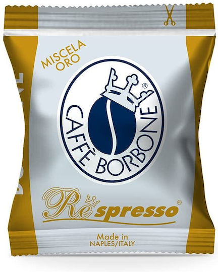 Caffe Borbone Kapseln Espresso Respresso Oro Kompatibel mit Maschine Nespresso 100Mützen