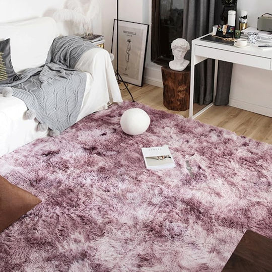 My Home Luxury Anti-slip Rug Rectangular Shaggy Rotten Apple