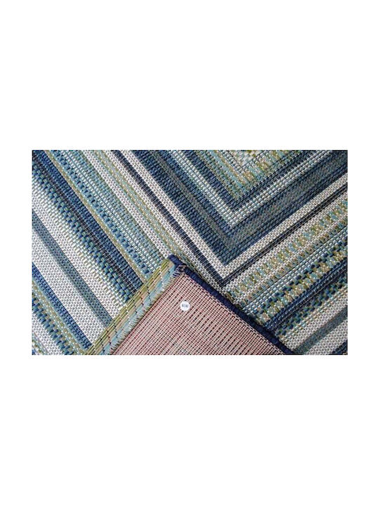 Wicker Rug 133x190 Aurela 607 Blue Eurofil