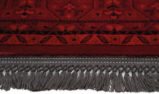 Royal Carpet Afgan 8127 Handmade Rug Rectangular with Fringes Bordeaux