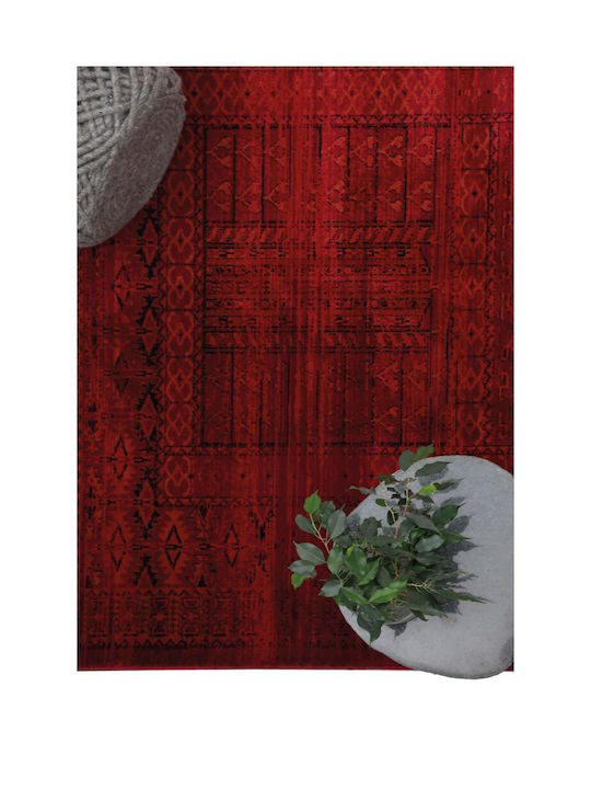 Royal Carpet 7504H Teppich Rechteckig Synthetisch,Polyester/Cotton/Leather mit Fransen Afgan
