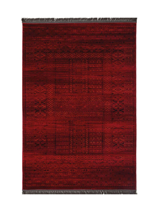 Royal Carpet 7504H Teppich Rechteckig Synthetisch,Polyester/Cotton/Leather mit Fransen Afgan
