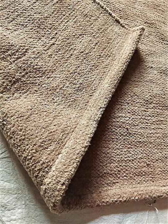 Koulis Carpets Rodos Rodos Килим Правоъгълена Лятно време Памук Кафяв