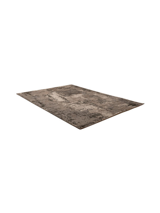Tzikas Carpets Elements Teppich Rechteckig Synthetisch,Polyester/Cotton/Leather Black-silver