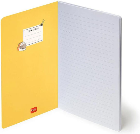 Legami Milano Notizbuch B5 Geregelt mit Stifthalter Weiß