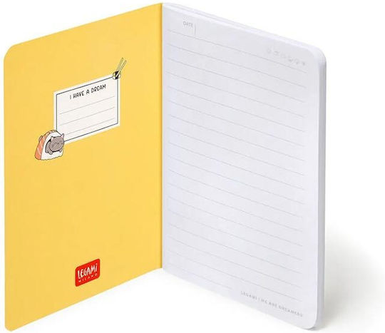 Legami Milano Small Notebook 80 Sheets A6 Ruled White