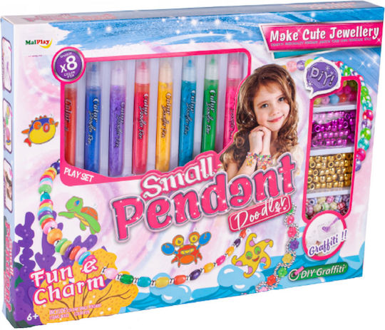 MalPlay Perlen für Kinder 6+ Jahre+ Jahre 210Stück