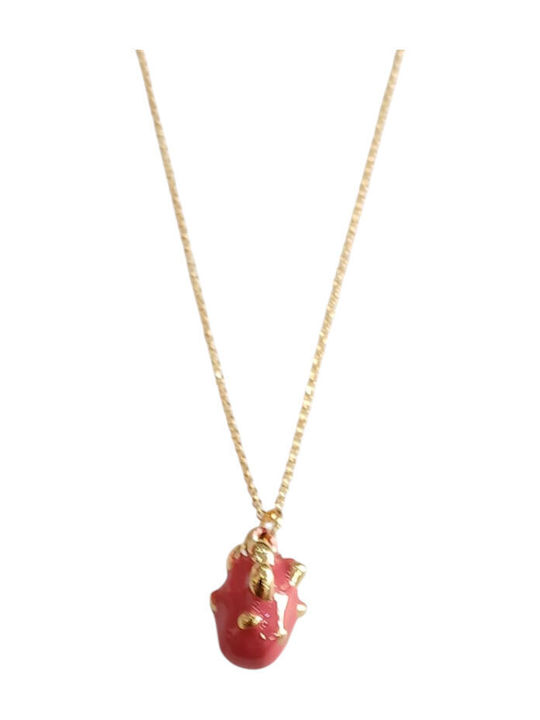 Kalliopi Silver Necklace Made of Gold Plated Steel