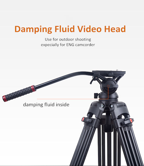 Flat Fluid Tripod Head Diat Ks-15 Video and Photography