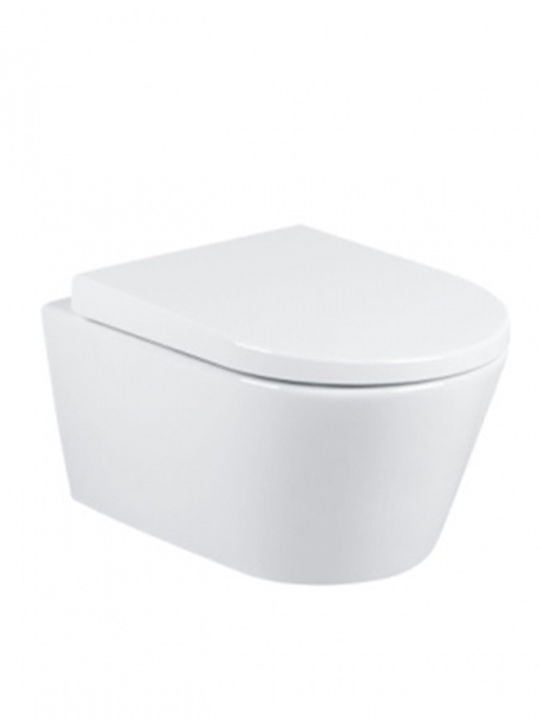 Sanindusa Wall-Mounted Toilet with Cover Soft Close