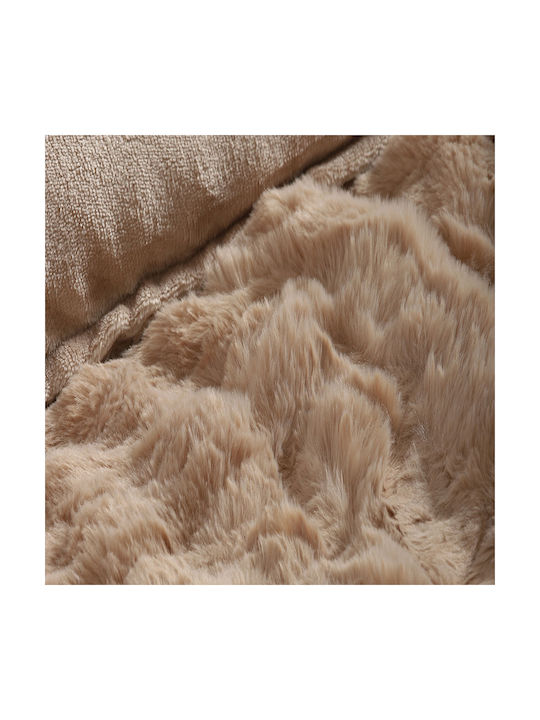 Silk Fashion Μαξιλαροθήκη Ανοιχτό Καφέ 50x70εκ.