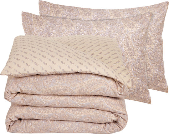 Das Home Set Queen 220x240 Happy Flannel 9680 Grey, Yellow