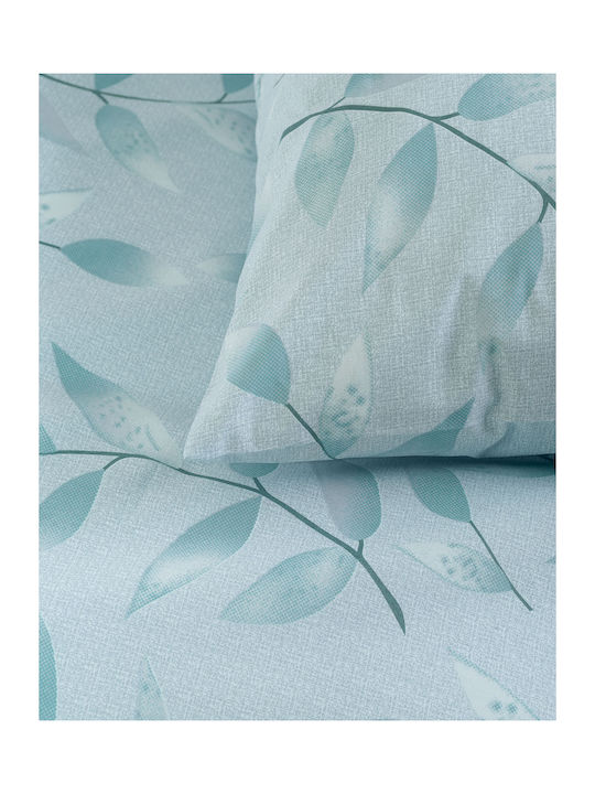 Rythmos Bettbezug-Set Einzelbett mit Kissenbezug 160x250 Demetra Βεραμαν