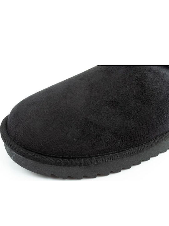 Suede Kids Boots Black
