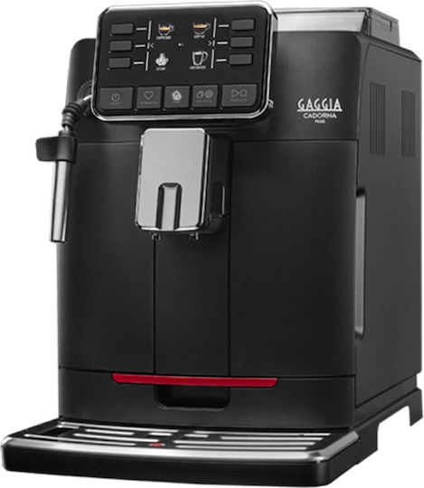 Gaggia Cadorna Plus Automatic Espresso Coffee Machine 1900W Pressure 15bar with Grinder Black RI9601/01