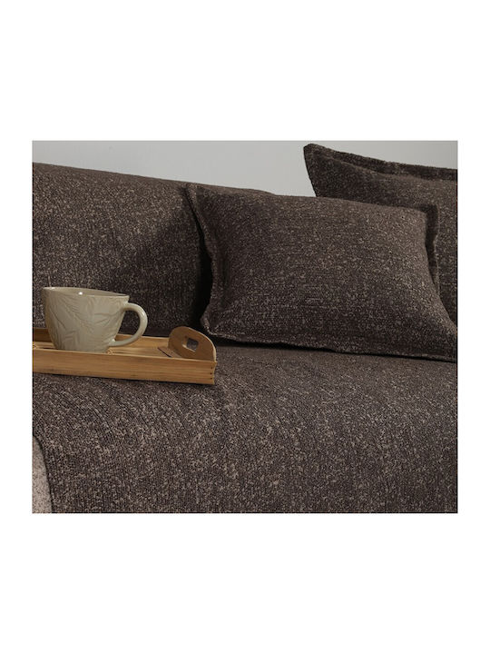 Nef-Nef Homeware Alamo 25 Ριχτάρι Πολυθρόνας Ζακάρ 170x180εκ. Brown