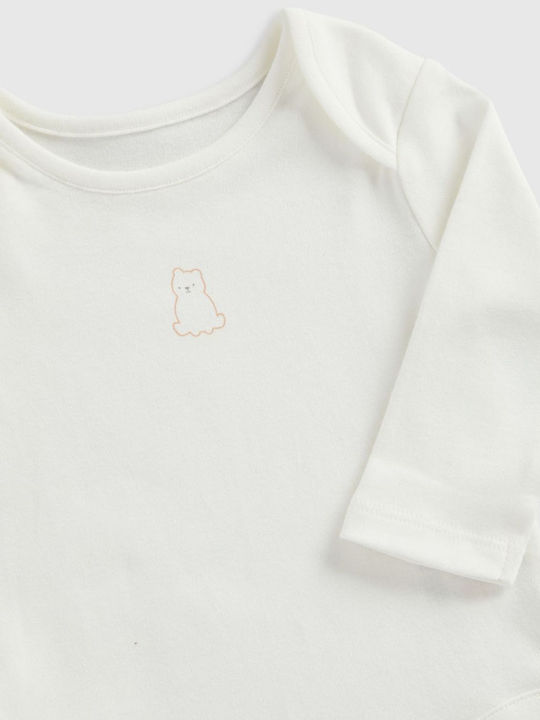 Mothercare Σετ Κορμάκια Λευκά 5τμχ