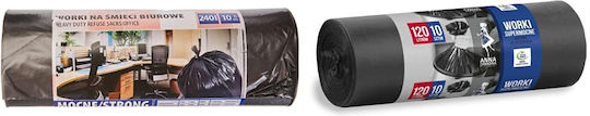Office Products Trash Bags for the Garden Capacity 240lt 140x90cm 10pcs Black