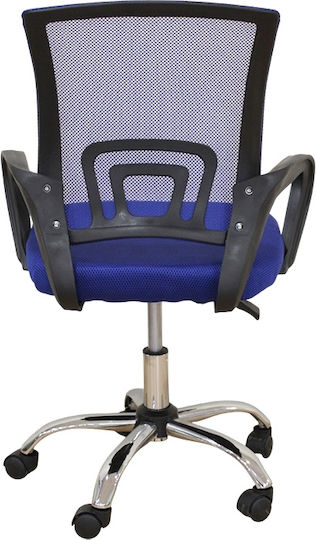 Zita Plus A1850 S Office Chair with Chrome Arms Blue