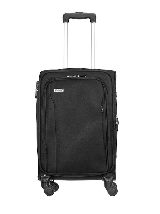 Βαλίτσα Καμπίνας Xplorer 15904-3 Μαύρο 58x36x24 4 Ρόδες Επέκταση & Κλειδαριά Μαύρο