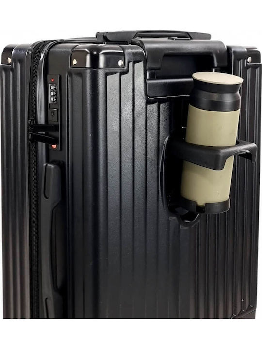 Mcan Reise Koffer Hart Schwarze mit 4 Räder Set 2 Stück