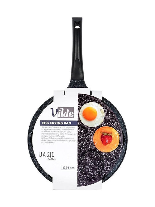 Vilde Pan for Pancakes made of Aluminum with Stone Coating 26cm