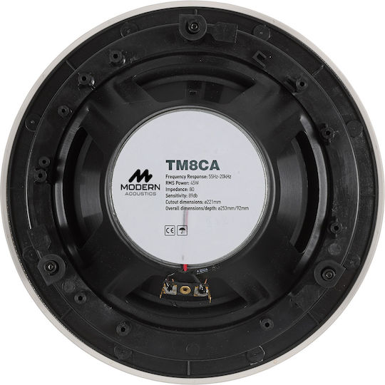 Modern Acoustics Ηχείο Οροφής (Τεμάχιο) Λευκό