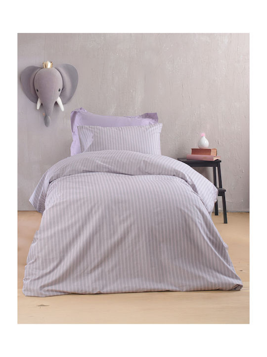 Rythmos Polene Set Coverlet Single Cotton Purple 160x240cm 2pcs