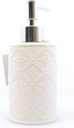 Αντλια Σαπουνιου Boho Πορσελανης 320ml Λευκη