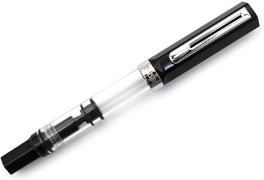 Twsbi Piston Filling Πένα Καλλιγραφίας Extra Fine με Μαύρο Μελάνι