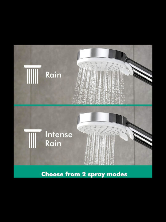 Hansgrohe Crometta 1001 Duschsäule mit Armatur Weiß