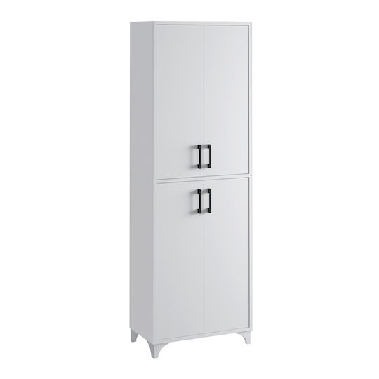 Megapap Charlie Ντουλάπι Μπάνιου 62.6x35.8x190.9cm Λευκό