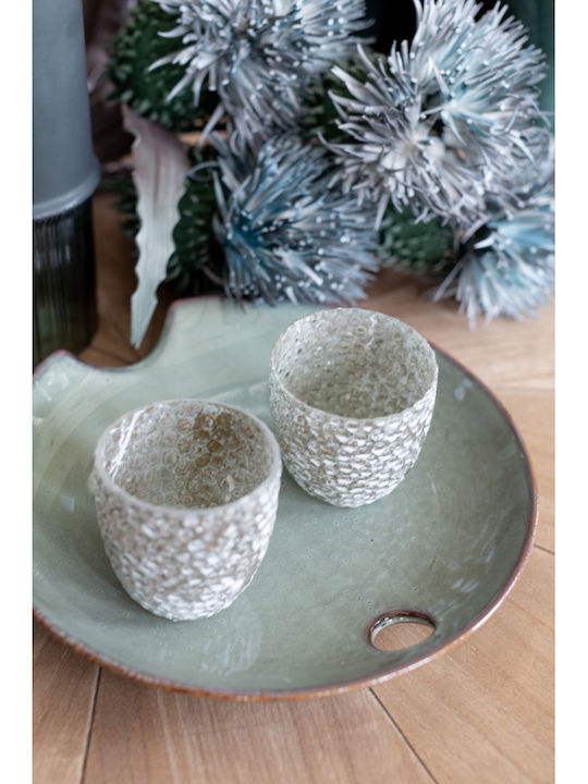 Platou Decorativ Ceramică Verde 1buc 38x38x5buc Platou Decorativ Ceramică Verde 1buc 38x38x5buc