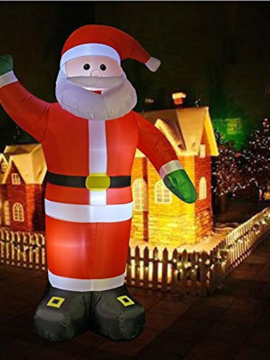 Bakaji Inflatable Giant Santa Claus 250 cm LED Lights Christmas Outdoor Decorations 02816098