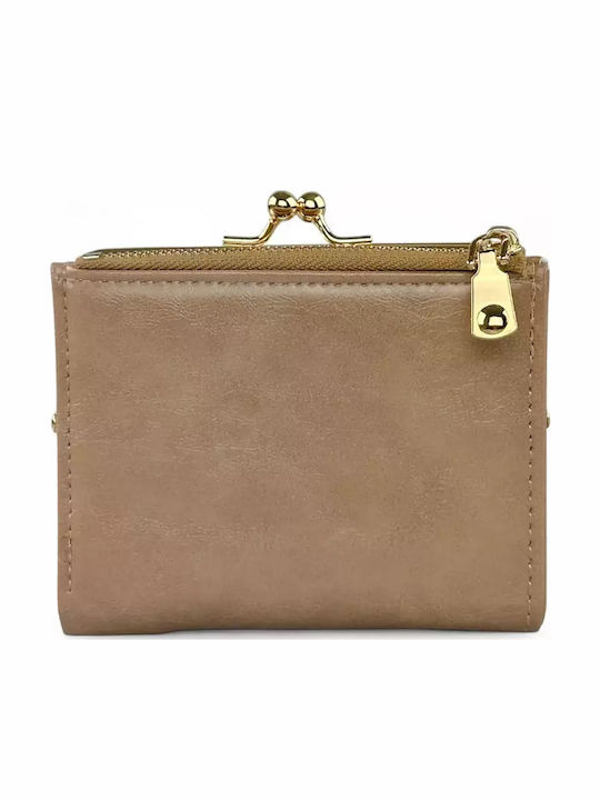 Малък Дамско Портмоне Класически Dark Beige