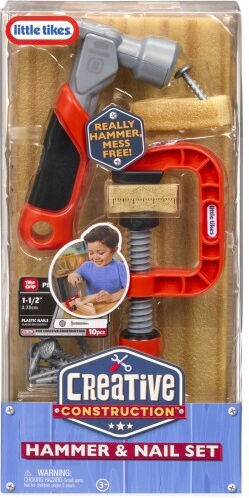 Little Tikes Creative Construction - Hammer & Nail Set για 3+ Ετών