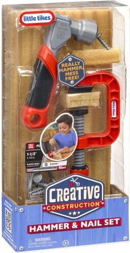 Little Tikes Creative Construction - Hammer & Nail Set για 3+ Ετών