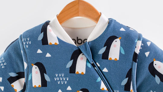 abo Зима Спален чувал с крачета 2.5 Тог Penguins с отделящи се ръкавици