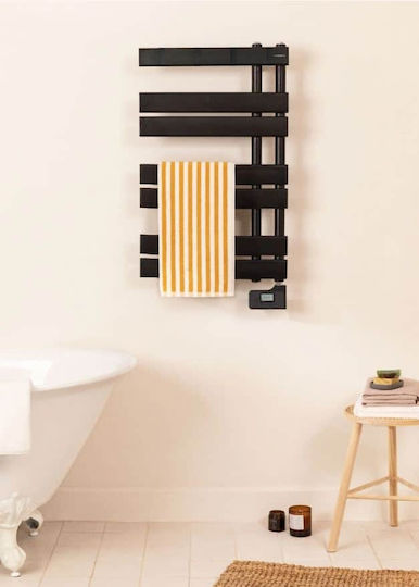 Create Șină electrică pentru prosoape 400W 90.5x50cm Negru