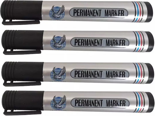Marker Permanent Negru Vârf Rotund – Rezistent la Apă 2mm