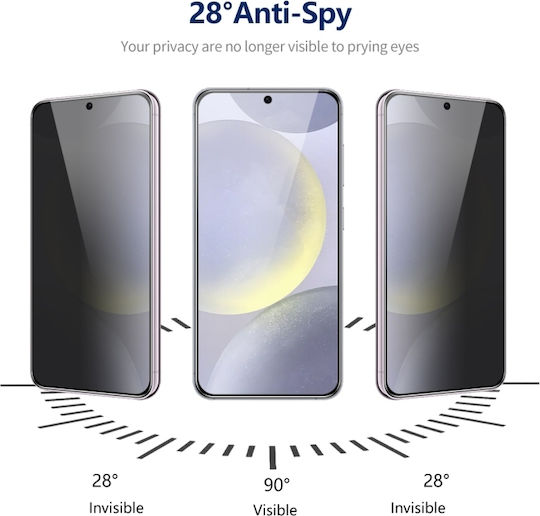 Privacy Full Face Tempered Glass (Galaxy S24+)