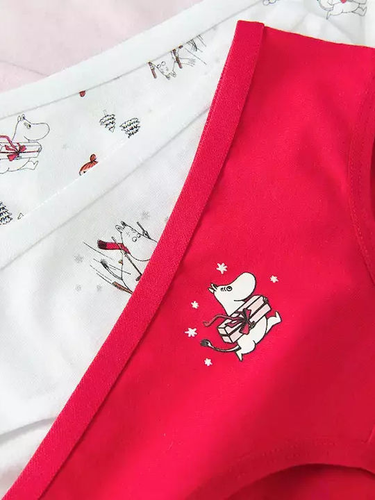 Cool Club Moomin Σετ Παιδικά Βρακάκια Ροζ 5τμχ