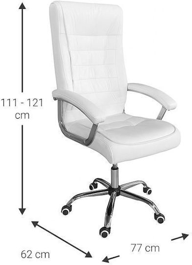 Polihome Viridian Καρέκλα Διευθυντική Leuko