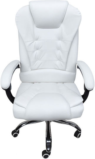 Polihome Vaughan Scaun De Birou De Director Alb